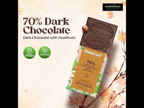 Daarzel 70% Dark Chocolates Vegan and Gluten Free, made from Indian Origin Cacao...