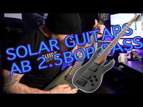 Демонстрация бас-гитары Solar AB2.5BOP