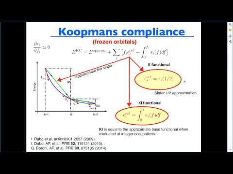 QE school 2023 - 4.2 Koopmans compliance: Towards a functional theory of the spectral density