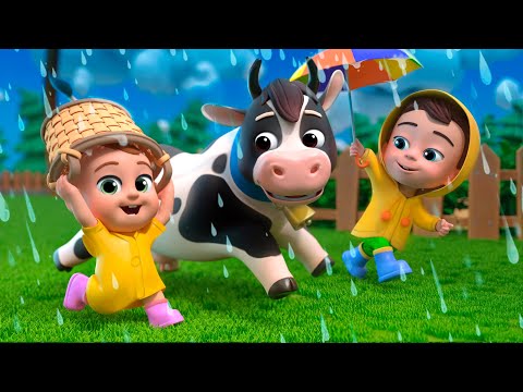 🌧️ Chuva, Chuva, Vá Embora | Desenho Infantil | Lalafun em Português
