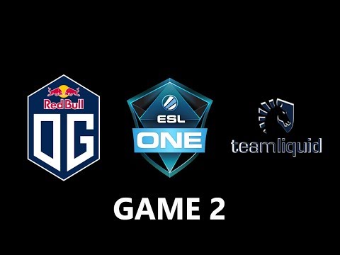 OG vs Team Liquid Game 2 BO2 ESL One Birmingham 2019
