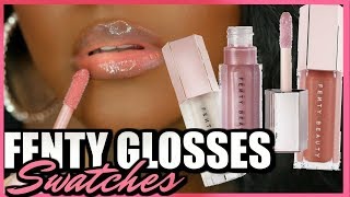 3 Fenty Beauty Gloss Bombs! | Lip Glosses Swatched!