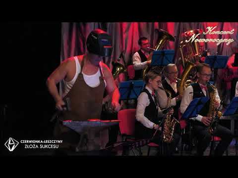 Feuerfest Polka-Orkiestra Miejska"Dębieńsko"pod dyr.Wojciecha Pukowca,na kowadle Mieczysław Kierpiec