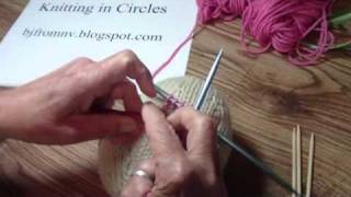 How to Knit:  Pick up Stitches for toy legs, arms, etc.