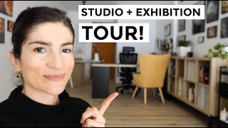 NEW Art Studio + Exhibition Tour