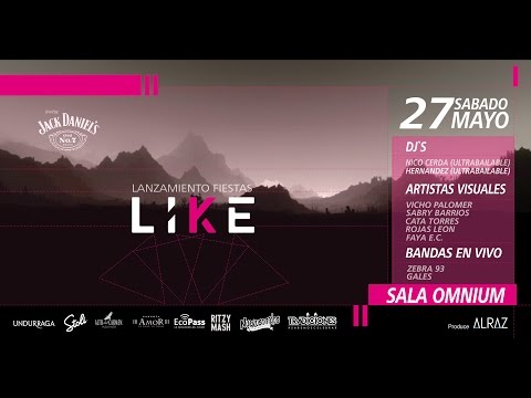 Lanzamiento Fiesta Like. #viveLike Sala Omnium, Mayo 27.05
