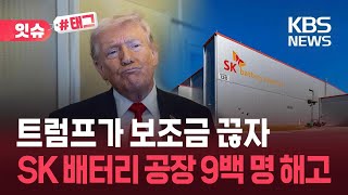 SK온 미국 조지아 공장 '칼바람'… 인력 37% 감축, 보조금 중단 직격탄