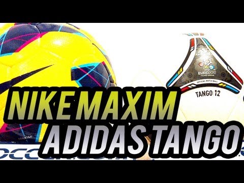 Nike Maxim Hi-Vis + Adidas Tango 12 Official Match Ball | Unboxing