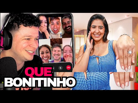 ARUAN REAGE: CONTEI PRA TODO MUNDO QUE ESTOU NOIVA 😱 (Dani Nobrega)
