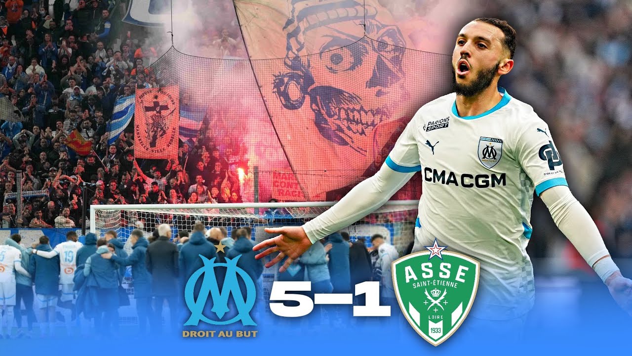 𝐕𝐋𝐎𝐆 OM 5-1 ASSE • Le DOUBLÉ de GOUIRI, ambiance de FEU, présentation de BENNACER...🔥 • HD