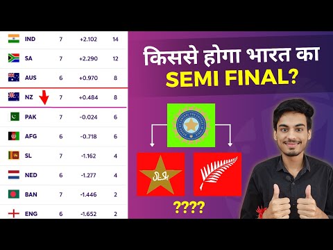 World Cup 2023 : ALL 10 TEAMS QUALIFICATION CHANCES for SEMI FINAL | WORLD CUP POINTS TABLE TODAY