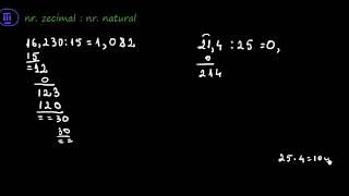 Împărțirea fracțiilor (numerelor) zecimale | Lectii-Virtuale.ro