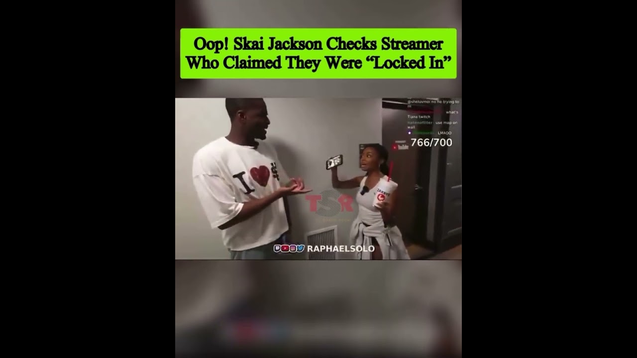 Skai Jackson Checks Streamer Who Said They Were "Locked In!" 😮