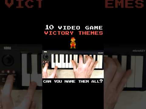 10 Video Game Victory Themes (Mini Keyboard)