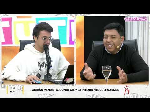 ADRIÁN MENDIETA, CONCEJAL Y EX INTENDENTE DE EL CARMEN.