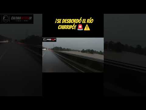 Emergencia en Limón! El Río Chirripó se desbordó 🌊🚨