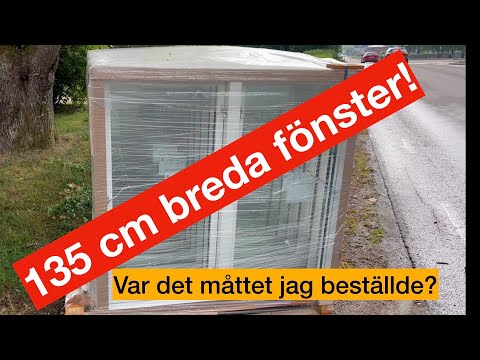 ByggSommar 2023 del3 - Tidiga fönster men stämmer måtten?