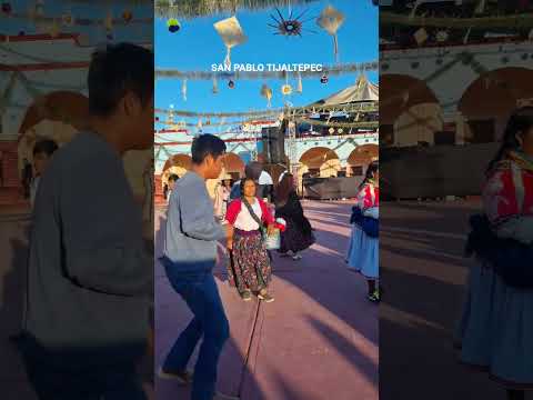 Jovenes participando en la fiesta de San Pablo Tijaltepec, Oaxaca #mixteca #fypシ #viral
