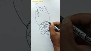 Happy Raksha Bandhan special drawing easy ✍️✍️/New rakhi what's app status /#shorts