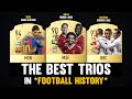 BEST TRIOS IN FOOTBALL HISTORY! 🔥🥶 | FT. Messi, Cristiano, Salah...