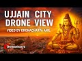 Ujjain City 4K Drone View Lord Shiva Statue Aerial Shot Shot By Dronacharya