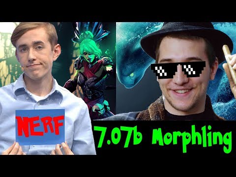 7.07b Morphling Is ACTUALLY BROKEN 100%Nerf - Arteezy Morphling vs CCnC Death Prophet