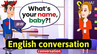 Improve English Speaking Skills | Meeting a girl | Shadowing Practice with a Simple Conversation 💬