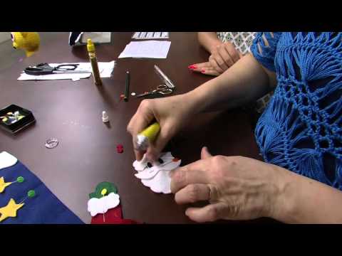 Mulher.com 25/10/2013 Vilma Maurer - Bota Noel com boneco de neve