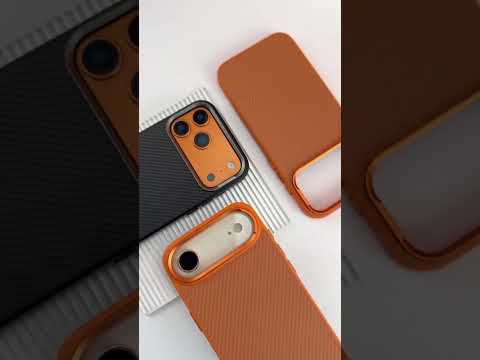 Чехол для iPhone 17 Pro - премиальный, противоударный бампер KEVLAR STYLE MagSafe. Серый - фото 1 - id-p3083040583