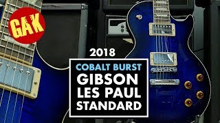 Video thumbnail for Gibson USA 2018 Les Paul Standard, Cobalt Burst! by GAK