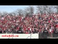 Ростов - Спартак 1:0, перфоманс фанатов Спартака 