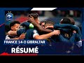 France 14-0 Gibraltar, le résumé