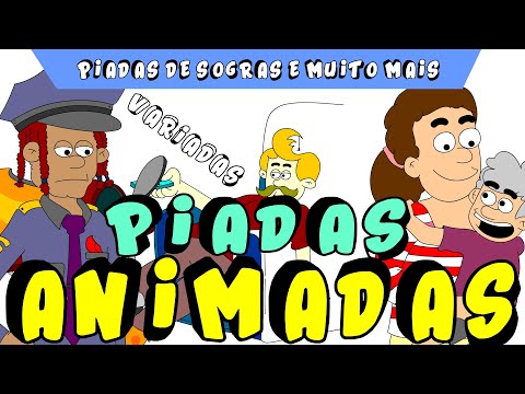 PIADAS ANIMADAS - O MENTIROSO É A SOGRA,  OS PRESOS BURROS, E MUITO MAIS