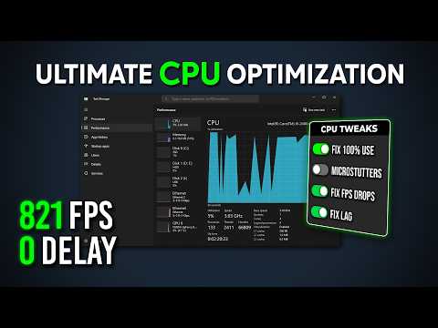 Optimize CPU/Processor for Ultimate Gaming - Fix 100% CPU Usage (2025)