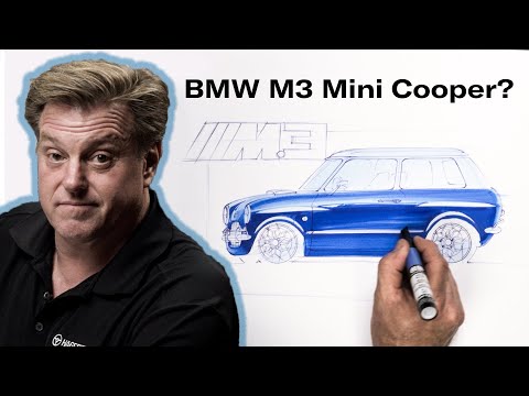 Classic Mini updated with BMW M3 styling | Chip Foose Draws a Car - Ep. 14