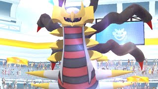 Battling Giratina