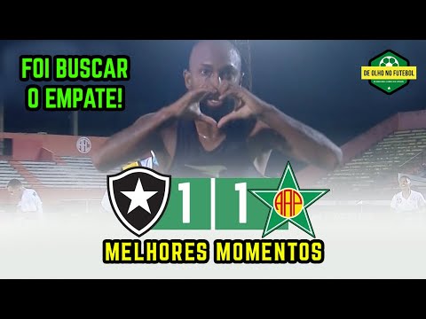Botafogo 1 x 1 Portuguesa/RJ | Melhores Momentos | Gol do Botafogo hoje | Carioca 04/04/2021