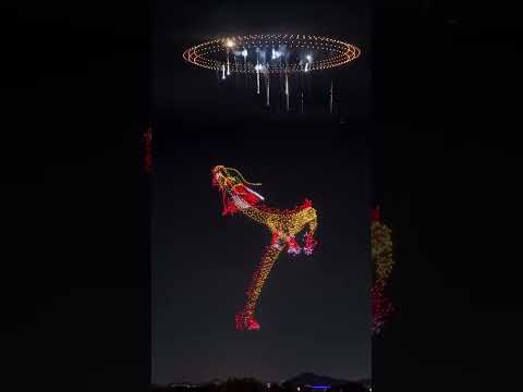 China was on another level with their New Year’s drone show last night 😍🎊