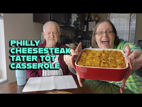 Philly Cheesesteak Tater Tot Casserole Recipe #recipes #tatertotcasserole #cookingshow