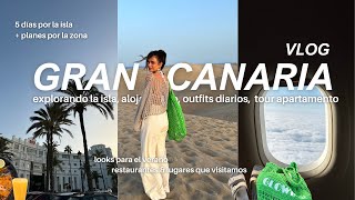 5 días en gran canaria | travel vlog: spots y atardeceres increíbles, tour del apartamento + planes