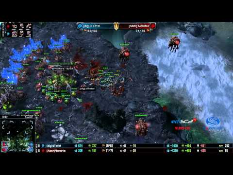 ZvZ Nerchio vs Tefel -g1- Starcraft 2 HD polski komentarz Hots