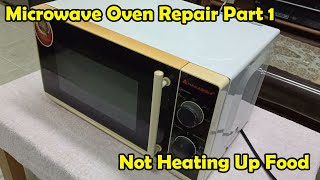 Microwave Oven Repair Part 1: Not Heating Up Food