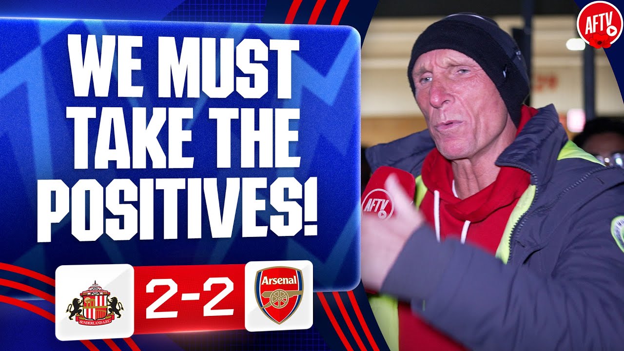 We Must Take The Positives! (Lee Judges) | Sunderland 2-2 Arsenal