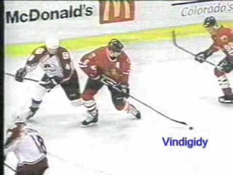 Young punches Smith 5/4/96 playoffs