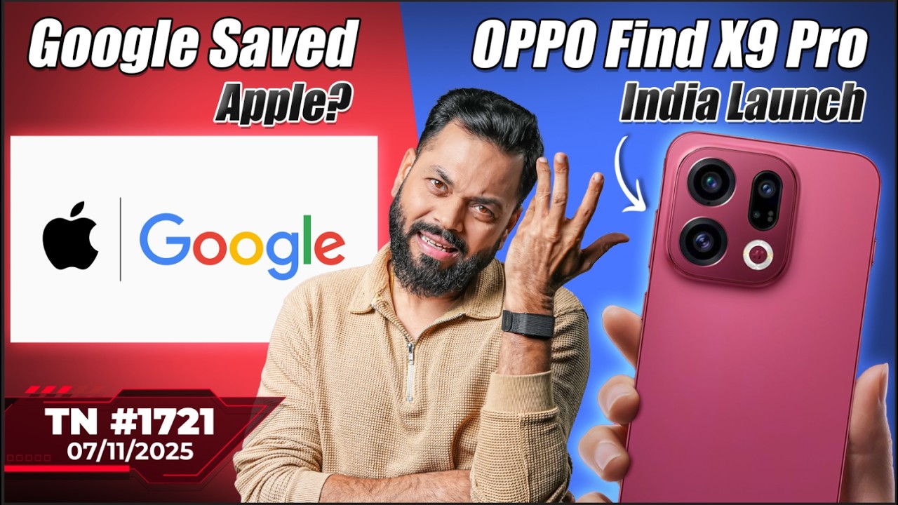 B by Lenskart, GTA 6 Delayed 😓, OPPO Reno 15, Google Saved Apple?, Find X9 Pro India Launch-#TTN1721