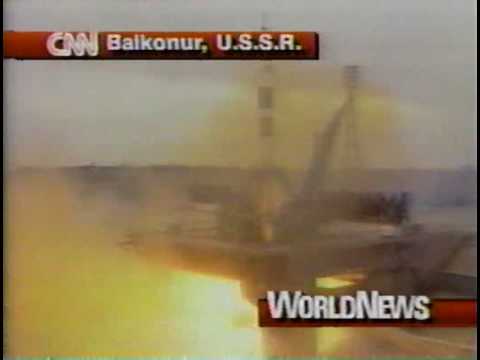 Soyuz TM-12 and First British Astronaut Helen Sharman fly to Mir Space Station in May 1991