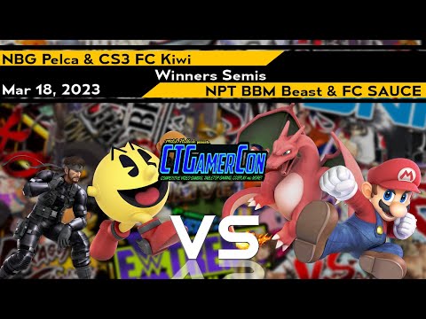 CT Gamercon 6 Winners Semis - Kiwi  pelca  vs SAUCE & beast - SSBU Ultimate Tournament