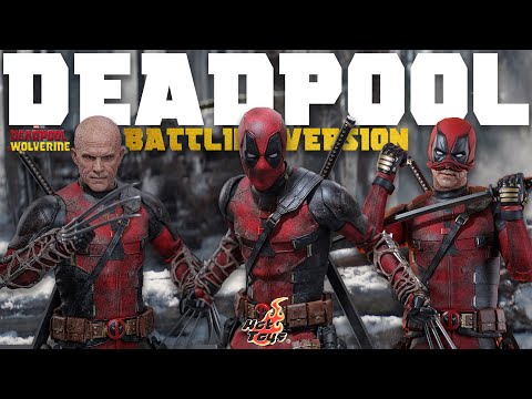 Hot Toys NEW Battle Damaged Deadpool Figure Review