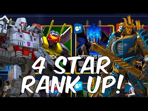 4 STAR DRIFT + 4 STAR G1 MEGATRON RANK UP! - TRANSFORMERS: Forged To Fight