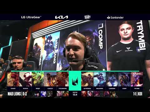 MAD vs KOI  LEC Spring 2023 W1D3 LoL Highlights MAD Lions vs KOI